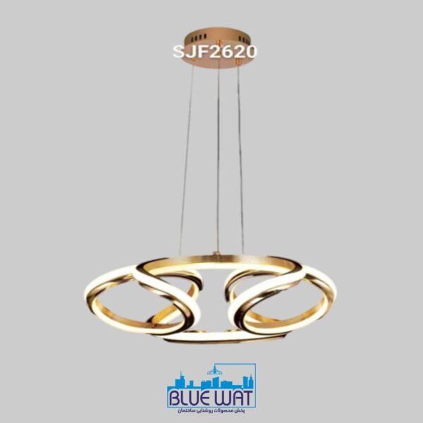 لوستر کریستالی اس ام دی SMD کد sjf2620